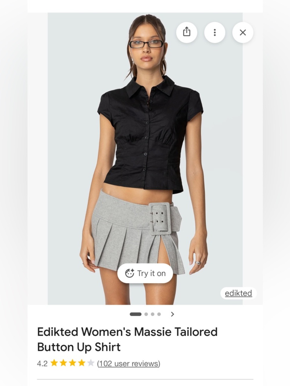 NWT edikted button down